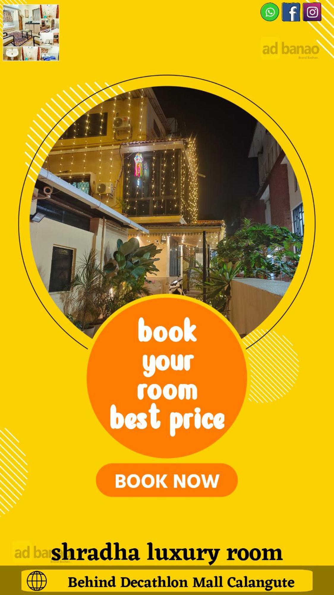 Shradha Luxury Room Calangute Kültér fotó